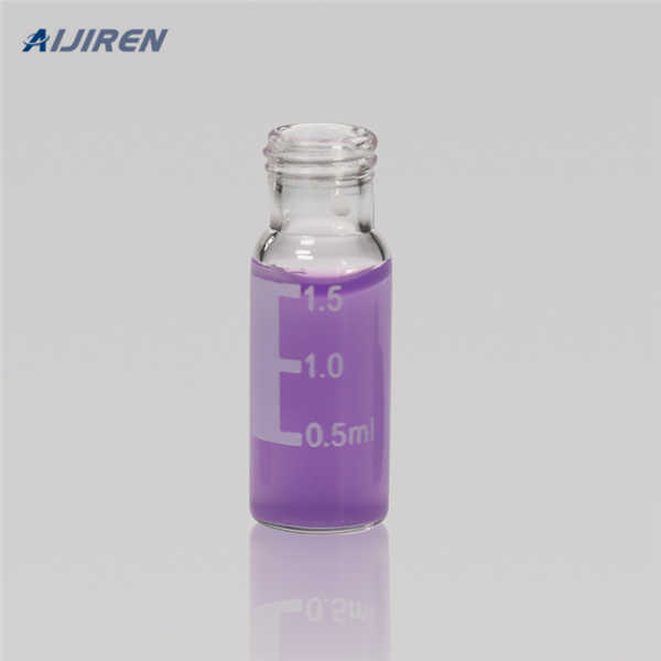 500pcs 2ml Sample Vials Caps Amber Glass Bottle 9mm Screw Top HPLC 