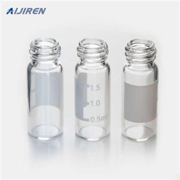 low protein binding chromatography glass vials bonded septa 