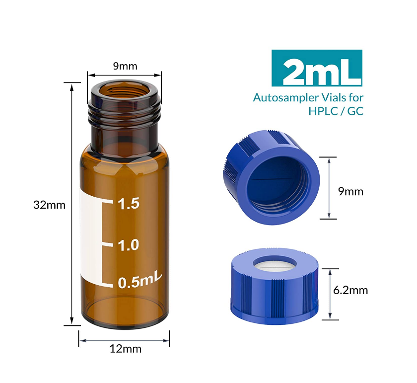 China 2ml 9mm HPLC Vials Supplier Manufacturer and Factory