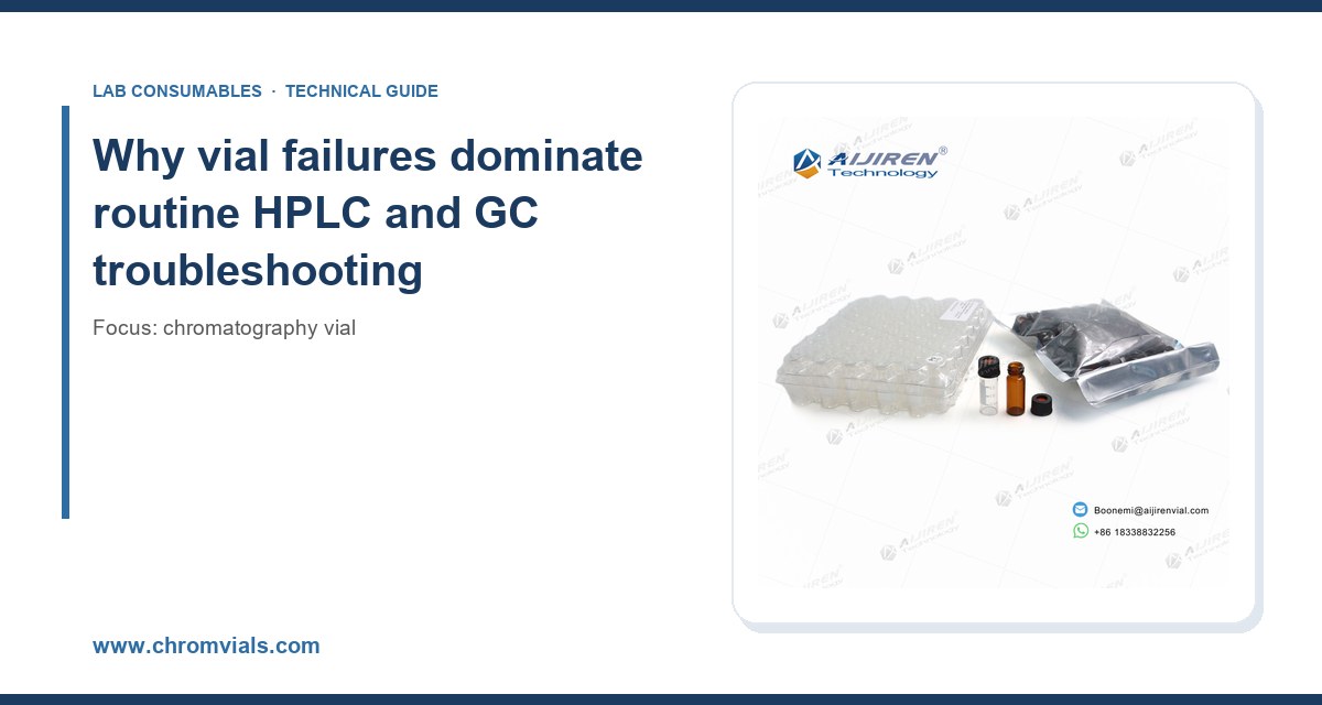 Why vial failures dominate routine HPLC and GC troubleshooting