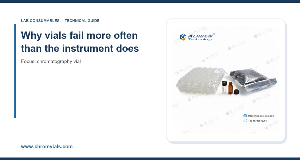 Why vials fail more often than the instrument does